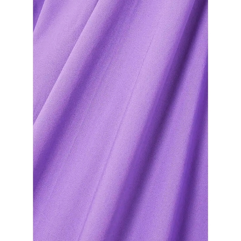 STAUD Myla Amethyst Cut Out Cotton Poplin Maxi Dress - Picture 11 of 15